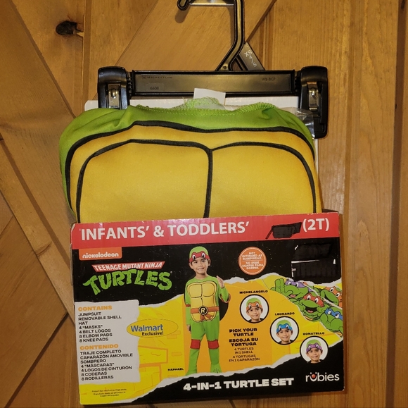 Rubies Nickelodeon Infant Toddler 2t Teenage Mutant Ninja Turtle 4 In 1  Costume - Picture 1 of 5